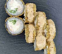 Горячий с курицей и крабом