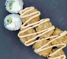 Запеченный спайси с курицей