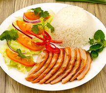 Рис с уткой BBQ