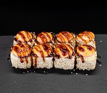 Запечённый ролл с мидиями