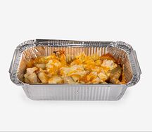 Ланч-бокс с картофелем, грибами и курицей