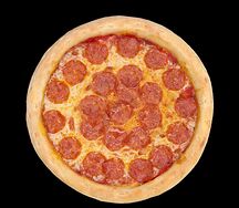 Пепперони на пышном тесте