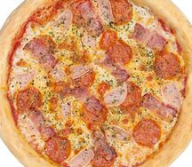 Мясная на пышном тесте