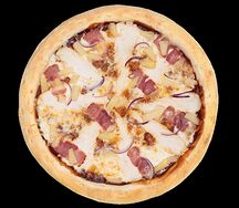 Чикен барбекю на пышном тесте