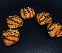 Запеченный ролл Ниндзя с крабом