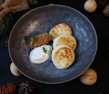 Сырники с голубикой