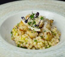 Фрегола с морепродуктами