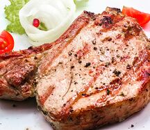 Шашлык из свиной корейки