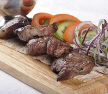 Шашлык из cвинoй мякоти