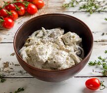 Соте с курицей и грибами