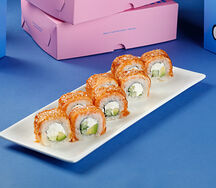 Карамельный опаленный лосось