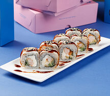 Креветка темпура с угрем