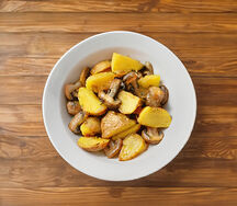 Картофель с грибами