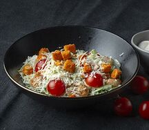 Салат Цезарь с креветкой