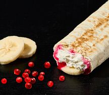 Сладкая клюквенная шаурма