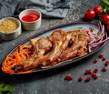 Шашлык из бараньей корейки