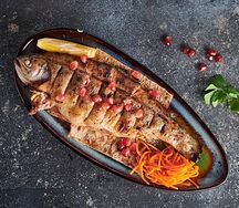 Форель на углях