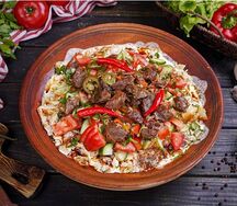 Курутоб с мясом 