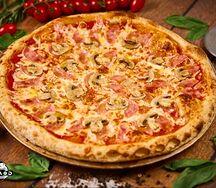 Пицца Ветчина с грибами