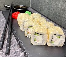 Калифорния с крабом в кунжуте Deluxe