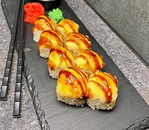 Запеченый с креветками в кунжуте Deluxe