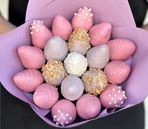 Букет из клубники в шоколаде №4