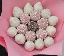 Букет из клубники в шоколаде №7