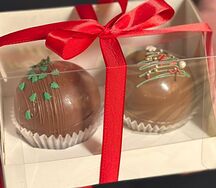 Набор шоколадных бомбочек с какао и маршмеллоу