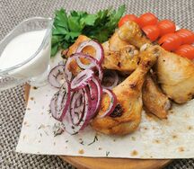 Шашлык из куриной голени