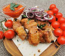 Шашлык из свиных рёбрышек