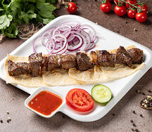 Шашлык из говядины на углях