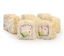 Ролл калифорния в кунжуте