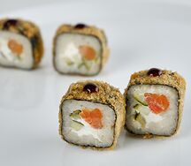 Жареный лосось спайс