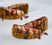 Жареный сэндвич с курицей