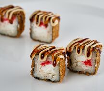 Жареный острый краб