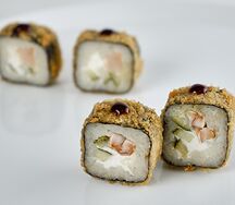 Жареный с угрем