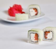 Сэнсэй с лососем