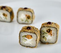 Жареный с мидиями