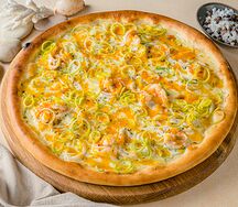Пицца с морепродуктами