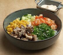 Поке с курицей по-пекински