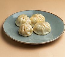 Манты с курицей и картофелем