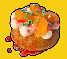 Милхаус пышка Мандарин-клюква