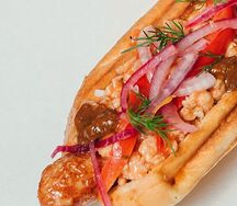 Хот-дог Болоньезе