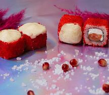 Запеченный с лососем