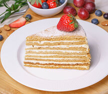 Торт Медовый со сметанно-сливочным кремом