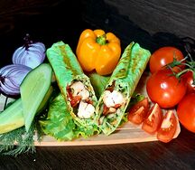 Шаурма с Летним салатом