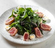 Салат с тунцом и стручковой фасолью