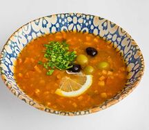 Солянка с телятиной