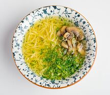 Лапша с грибами