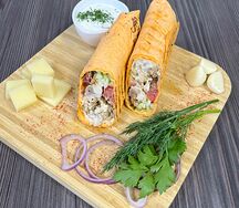В сырном лаваше с сыром